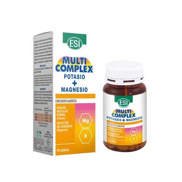 Multi Complex Potasio + Magnesio 90 tabletas
