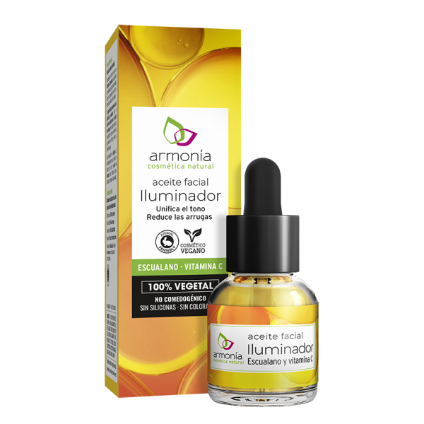 Aceite facial vegetal iluminador 15 ml