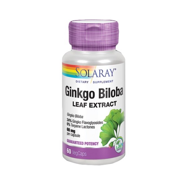 GINKGO BILOBA 60 mg, 60 Caps.