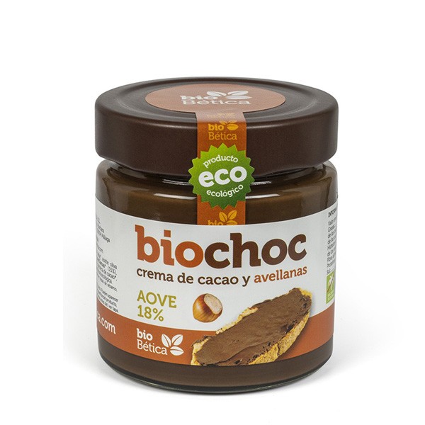 Biochoc crema de cacao y avellanas 200gr