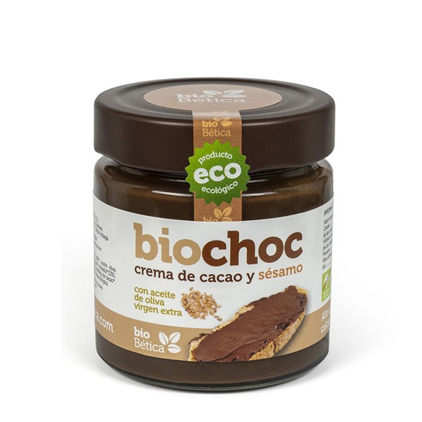 Biochoc crema de cacao y sésamo 200gr