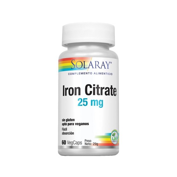IRON CITRATE 25 Mg. - 60 Caps.