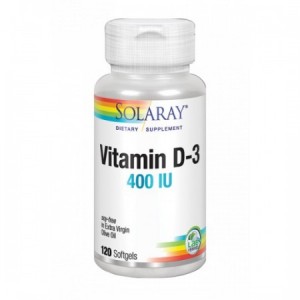Vitamina D3 400 UI 120 cápsulas
