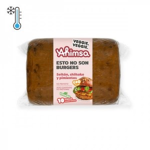 Hamburguesa vegetal de setas y pimientos bio 750gr