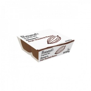 Postre de soja y chocolate pack de 4