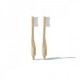 Cabezal renovable para cepillo de bambú (dos unidades)