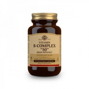 Vitamina B-Complex 50 Alta potencia 50 Cápsulas
