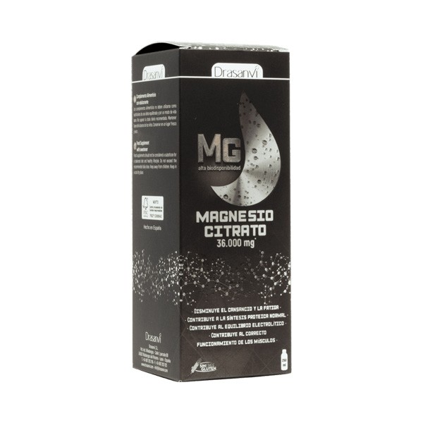 Citrato de Magnesio líquido 250 ml.