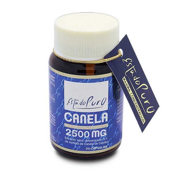 Canela 2500 mg 30 cápsulas