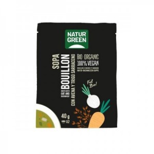 Sopa bouillon con avena y trigo sarraceno bio 40 g