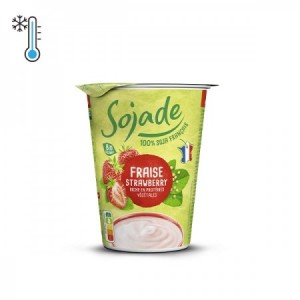 Yogur de Soja y Fresa Bio 400 g. 