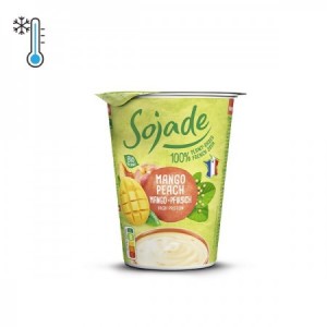 Yogur de Soja Mango y Melocotón Bio 400 g.