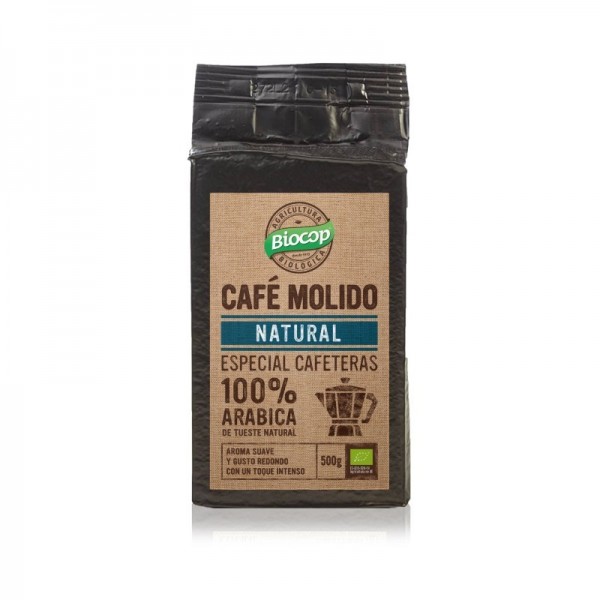 Café molido 100% arábica 500g