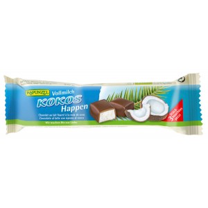 Barrita de coco y chocolate con leche bio 50g