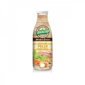 Caldo de pollo tradicional bio 1L
