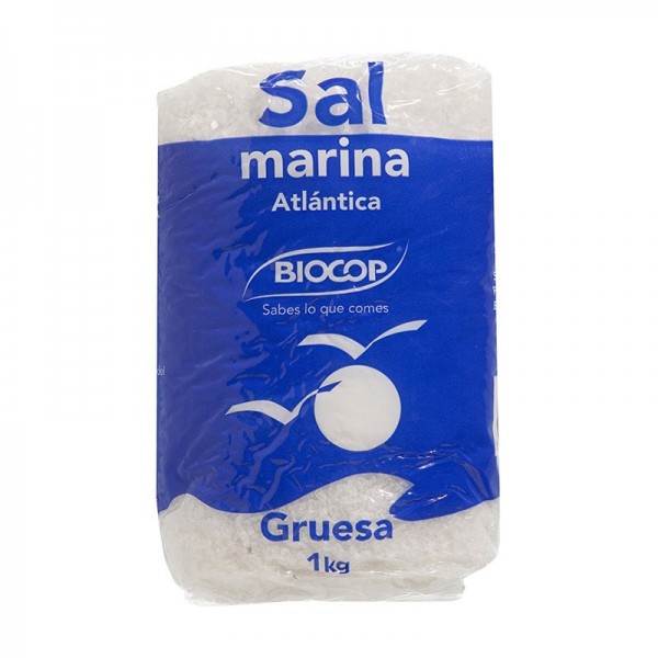 Sal marina atlántica gruesa 1kg