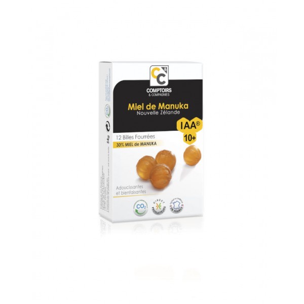 Caramelos rellenos de miel de manuka  IAA/UMF10+ 54 gramos