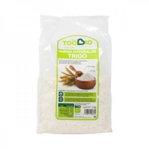Harina integral de trigo ecológica 1 kg.