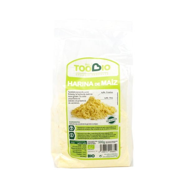 Harina integral de maíz bio 500 gr