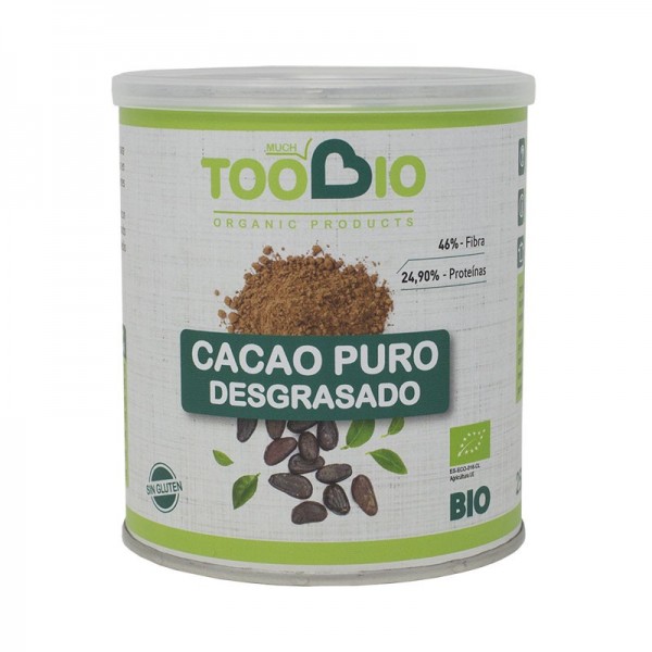 Cacao en polvo desgrasado bio