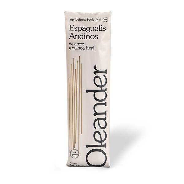 Espaguetis Andinos de arroz y quinoa bio 250gr