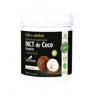 Aceite de coco MTC en polvo 150gr.