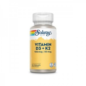 Vitamina D3+K2 120 cápsulas veganas