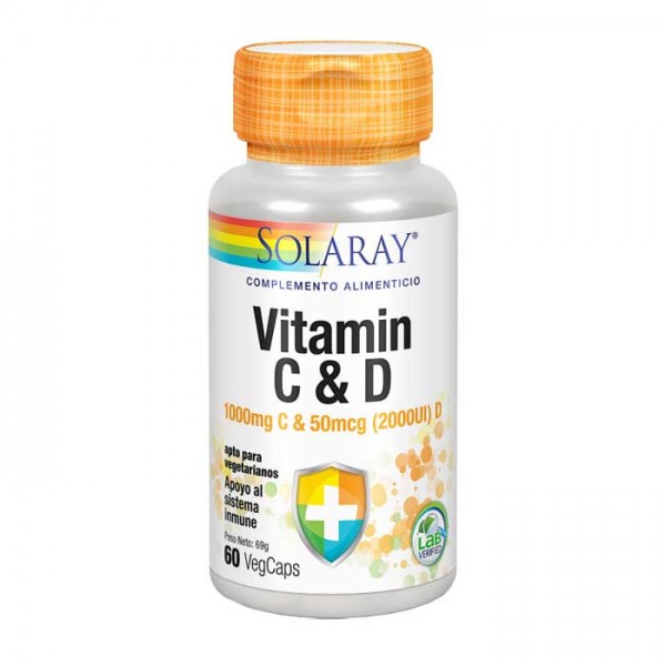 Vitamin C & D 60 cápsulas