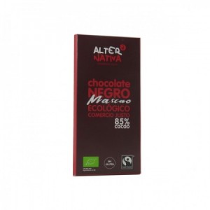 Chocolate negro Mascao con 85% de Cacao