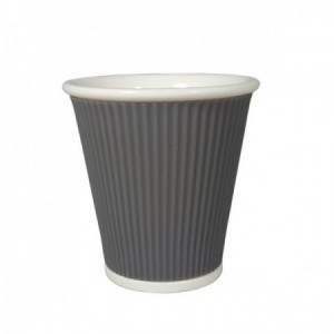 Vaso de cerámica gris 180 ml