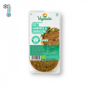 Vegeburguer de kale, garbanzo y sarraceno Bio 160 gr