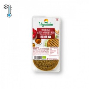 Vegeburguer de tofu y pimiento rojo bio 160 gr