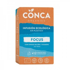 Infusión Focus con ginkgo y romero bio 12 bolsitas