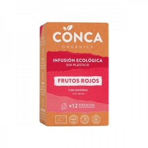 Infusión ecológica de frutos rojos y rooibos 12 bolsitas