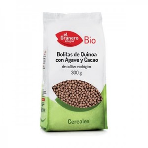 Bolitas de quinoa con ágave y cacao bio 300gr