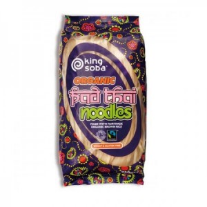 Fideos noodles Pad Thai de arroz integral bio 250gr