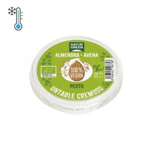Untable cremoso de almendra y avena al pesto 125gr