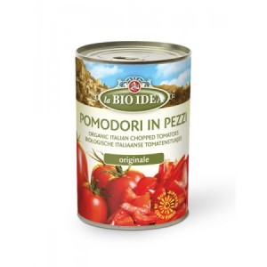 Tomate troceado bio 400 grs.