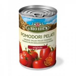 Tomate entero pelado bio 400 grs.