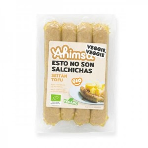 Salchicha de seitán y tofu bio 200gr