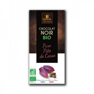 Chocolate negro 100% sin azúcar añadido
