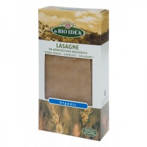 Pasta integral laminada para lasaña bio 250 grs.