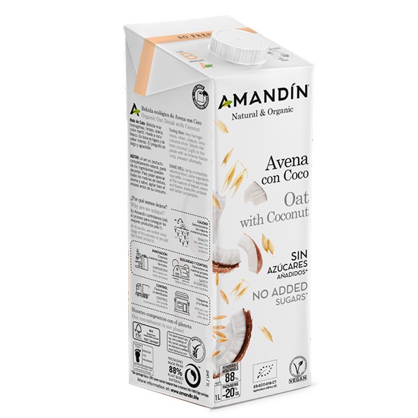 Bebida de Avena con Coco bio 1l