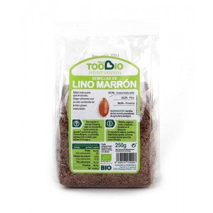 Semillas de lino marrón bio 250 grs.