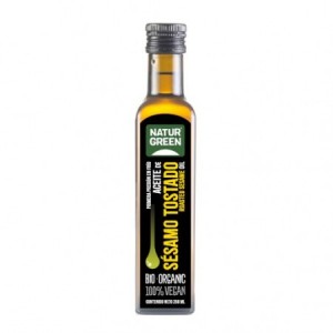 Aceite de sésamo tostado bio 250 ml