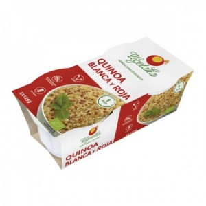 Vasitos de quinoa blanca y roja Bio 2x125gr.