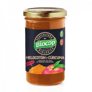 Compota de melocotón con cúrcuma bio 280gr