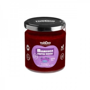 Mermelada extra de frutos rojos sin azúcar bio 250gr