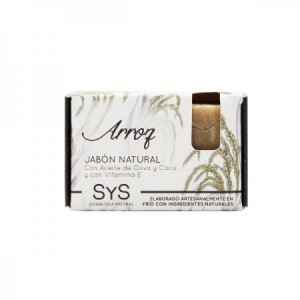 Jabón natural premium arroz 100gr