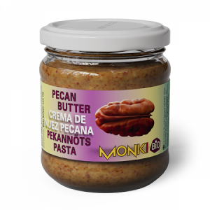 MONKI-CREMA DE NUEZ PECANA SIN SAL 175 Grs.